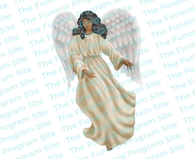 Spirit Angel Funeral Clip Art.