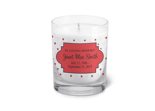 Taylor Personalized Votive Memorial Candle - The Funeral Program Site
