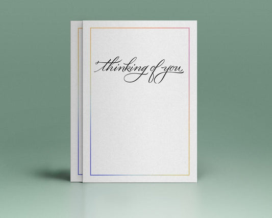 Thinking of You Condolences Word Art - The Funeral Program Site