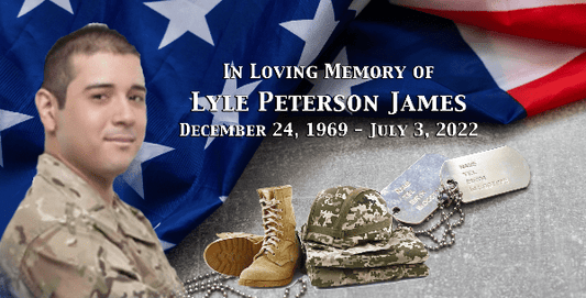 U.S. Army Custom Casket Panel Insert - The Funeral Program Site