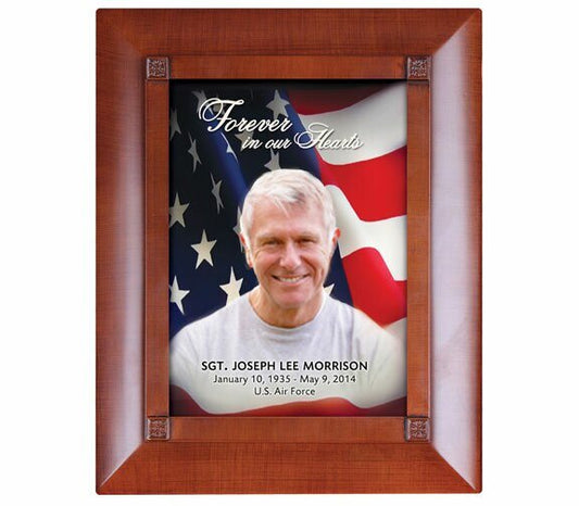 U.S. Flag Patriotic Memorial Remembrance Box - The Funeral Program Site