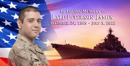 U.S. Navy Custom Casket Panel Insert - The Funeral Program Site