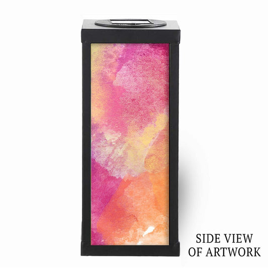 Watercolor Photo Solar Powered Memorial Lantern - The Funeral Program Site