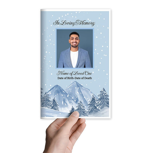 Wonderland Funeral Program Template (Easy Online Editor) - The Funeral Program Site