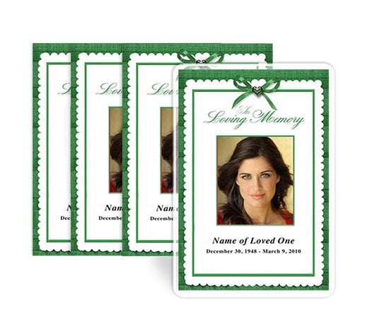 You Design It Funeral Prayer Card Printing Service (Pack of 50) - The Funeral Program Site