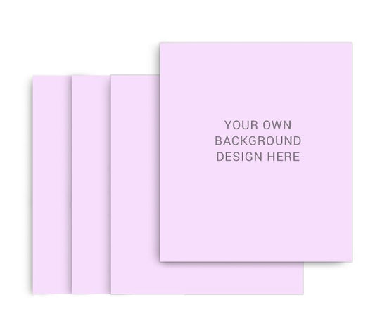 Your Background Memorial Cards Done For You Design & Print (Pack of 50) - The Funeral Program Site