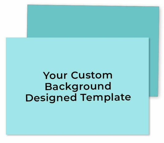 Your Design Custom Background Funeral Announcement Postcard Template - The Funeral Program Site