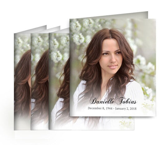 Your Photo Memorial Cards Done For You Design & Print (Pack of 50) - The Funeral Program Site